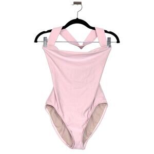 Calvin Klein Light Pink Halter Swimsuit One piece